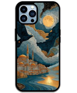 Celestial City & Moon Fantasy Phone Case
