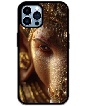 Ultra-Realistic Golden Lord Ganesha Phone Case
