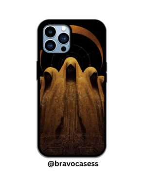 Golden Cloaked Figures Circuitry Phone Case