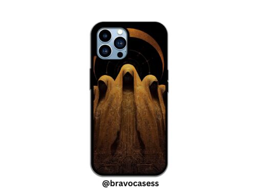 Golden Cloaked Figures Circuitry Phone Case